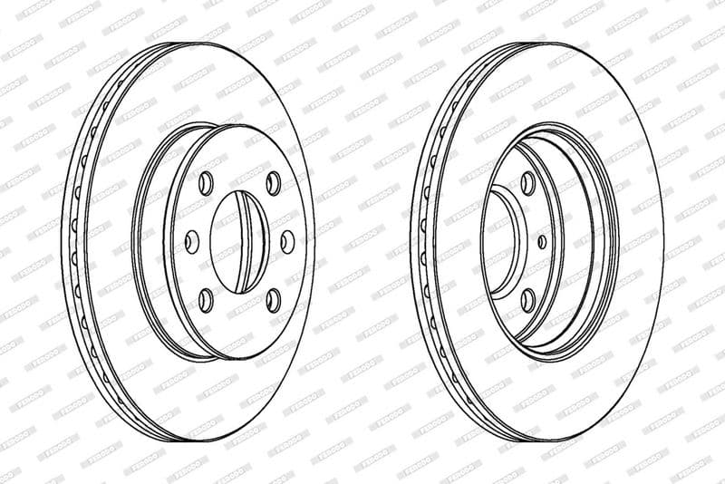 Disc frana FERODO PREMIER High Carbon DDF1529C