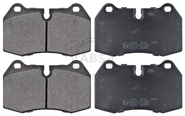 set placute frana,frana disc ABS 36958