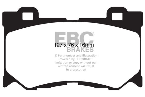 set placute frana,frana disc EBC Brakes DP21823