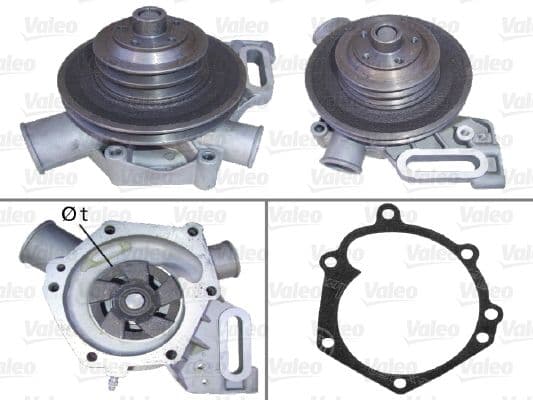 Pompă de apă, răcire motor VALEO 506178