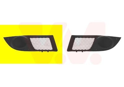 Grila ventilatie, bara protectie VAN WEZEL 1637592