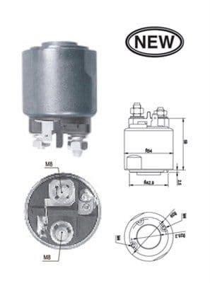 Solenoid, electromotor MAGNETI MARELLI 940113050546