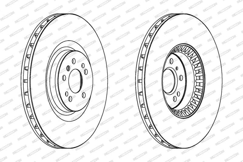 Disc frana FERODO PREMIER DDF1534C-1