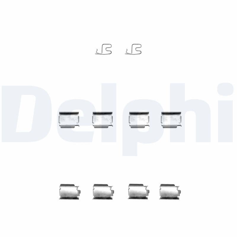 Set accesorii, placute frana DELPHI LX0343