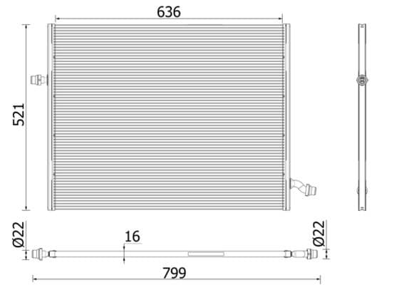 Radiator temperatura scazuta, intercooler MAHLE BEHR *** PREMIUM LINE *** CIR 36 000P