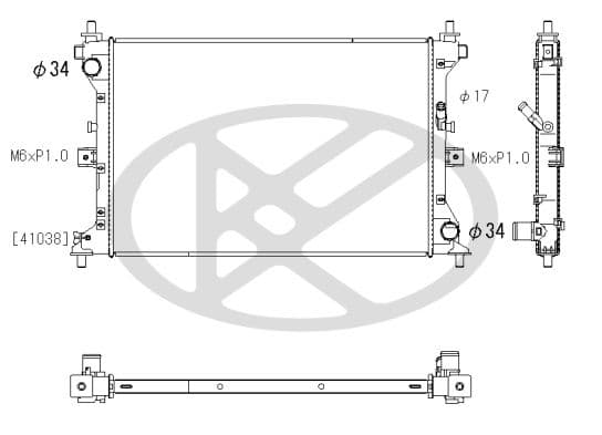 Radiator, racire motor KOYORAD PL103149