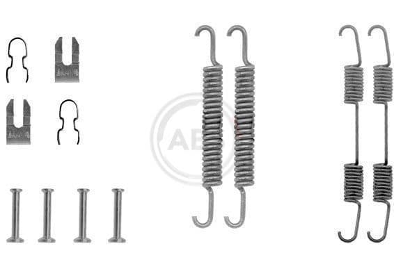 Set accesorii, sabot de frana ABS 0666Q