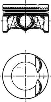 Piston KOLBENSCHMIDT 41198600