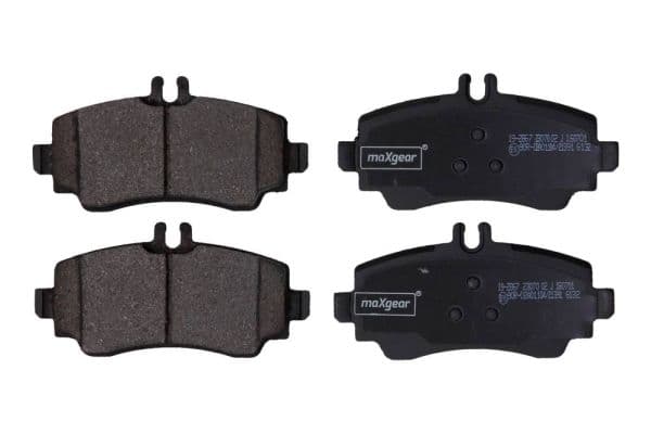 set placute frana,frana disc MAXGEAR 19-2867