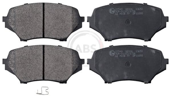 set placute frana,frana disc ABS 37549