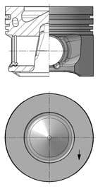 Piston KOLBENSCHMIDT 41264620
