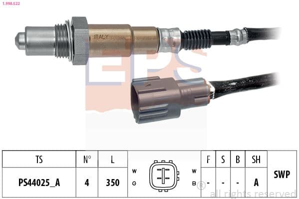 Sonda Lambda EPS 1.998.522