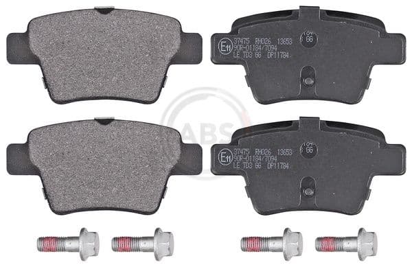 set placute frana,frana disc ABS 37475