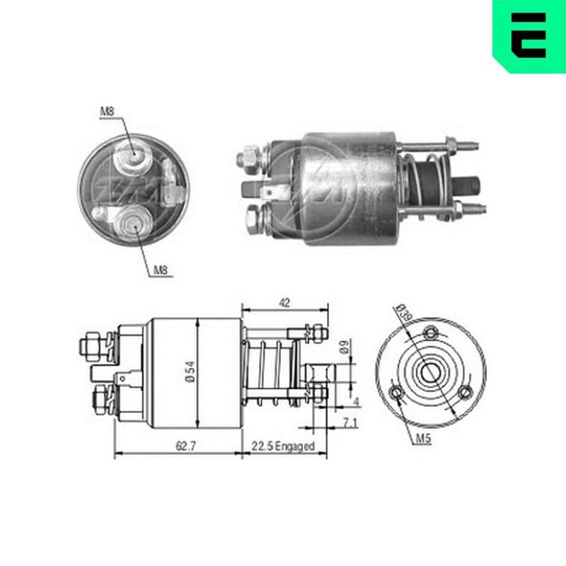 Solenoid, electromotor ERA ZM7395