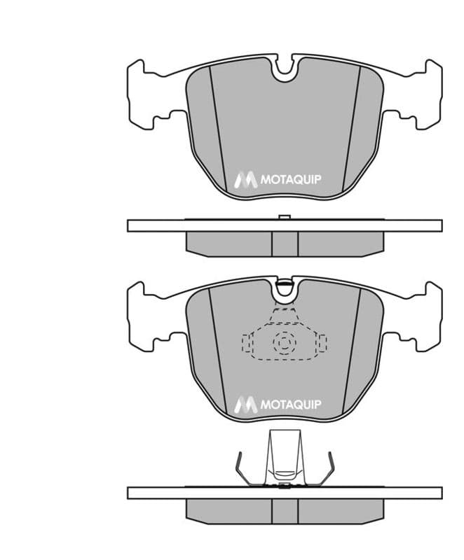 set placute frana,frana disc MOTAQUIP LVXL199
