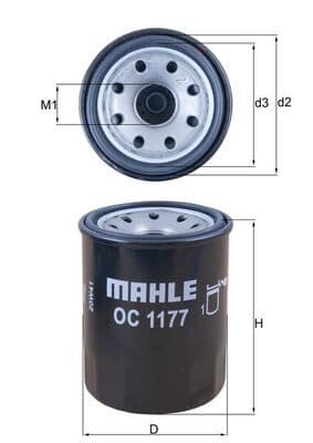 Filtru ulei MAHLE OC 1177