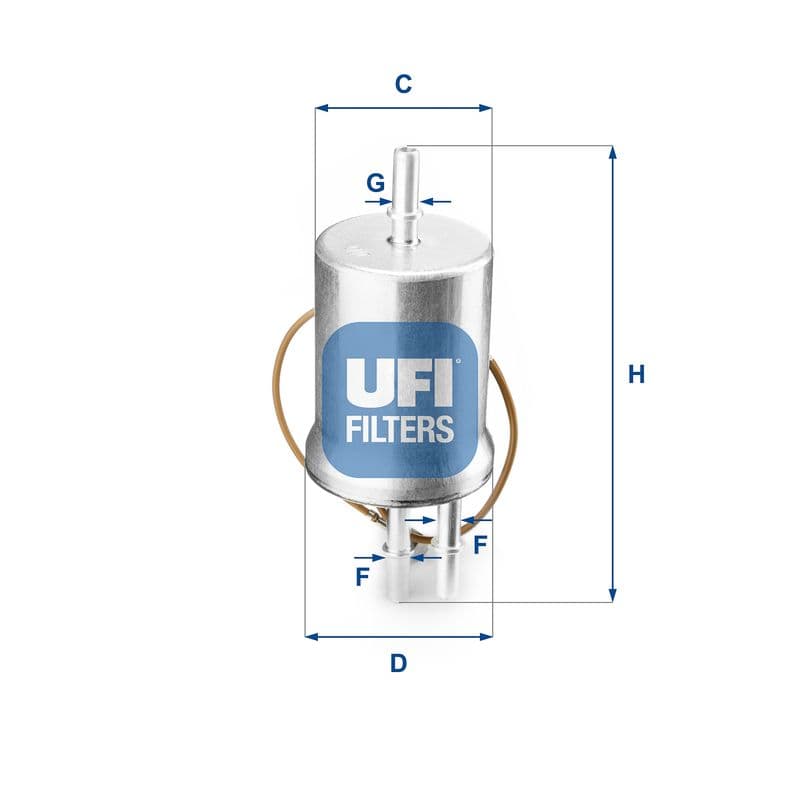 filtru combustibil UFI 31.853.00