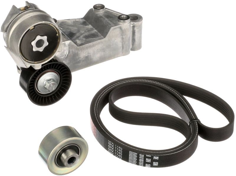 Set curea transmisie cu caneluri GATES Micro-V® K096PK1745