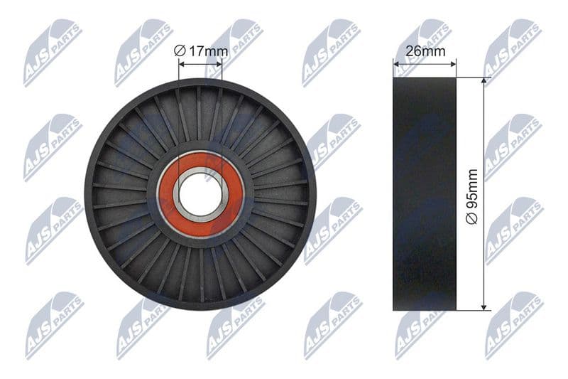 rola intinzator,curea transmisie NTY RNK-KA-015