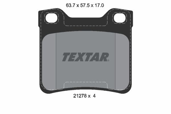 set placute frana,frana disc TEXTAR Q+ 2127803