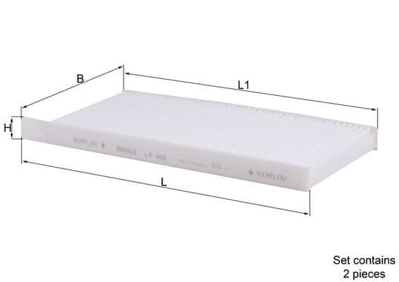 Filtru, aer habitaclu KNECHT LA 468/S