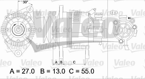 Generator / Alternator VALEO 437147