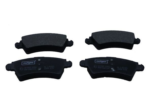 set placute frana,frana disc MAXGEAR 19-0553