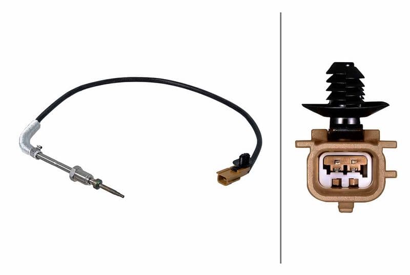 Senzor, temperatura gaze evacuare HELLA 6PT 358 226-411