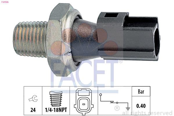 Senzor presiune ulei FACET 7.0156