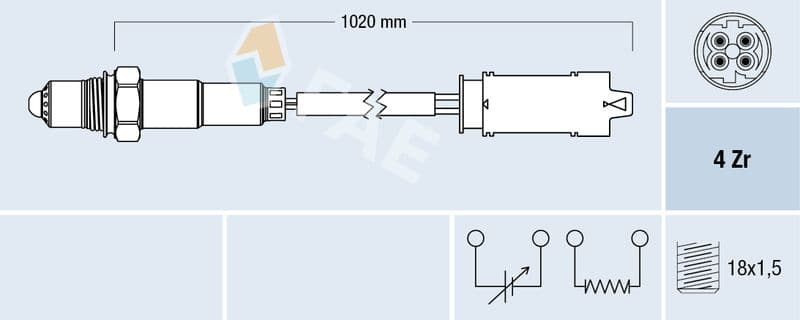 Sonda Lambda FAE 77238