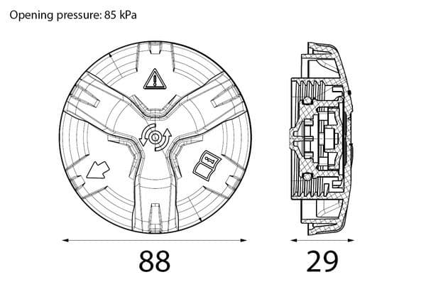 buson,vas expansiune MAHLE BEHR CRTC 17 000S