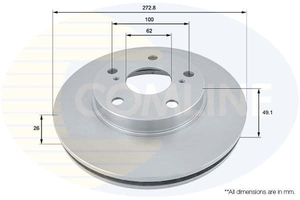 Disc frana COMLINE ADC01139V