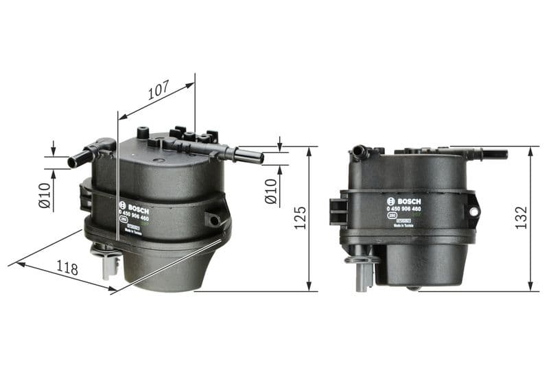 filtru combustibil BOSCH 0 450 906 460