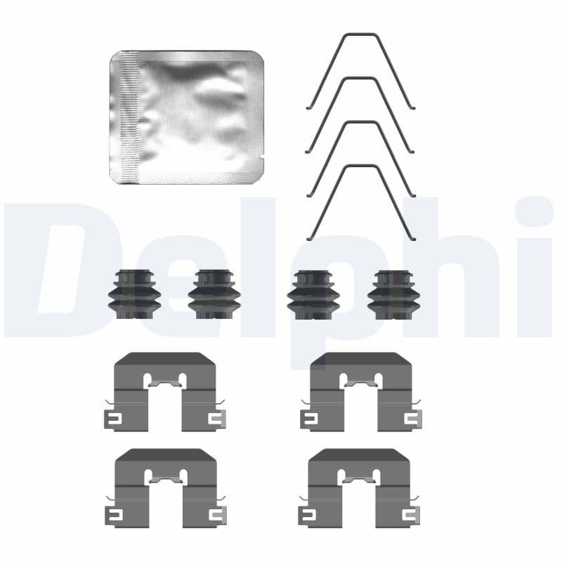 Set accesorii, placute frana DELPHI LX0758