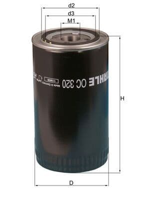 Filtru ulei MAHLE OC 320