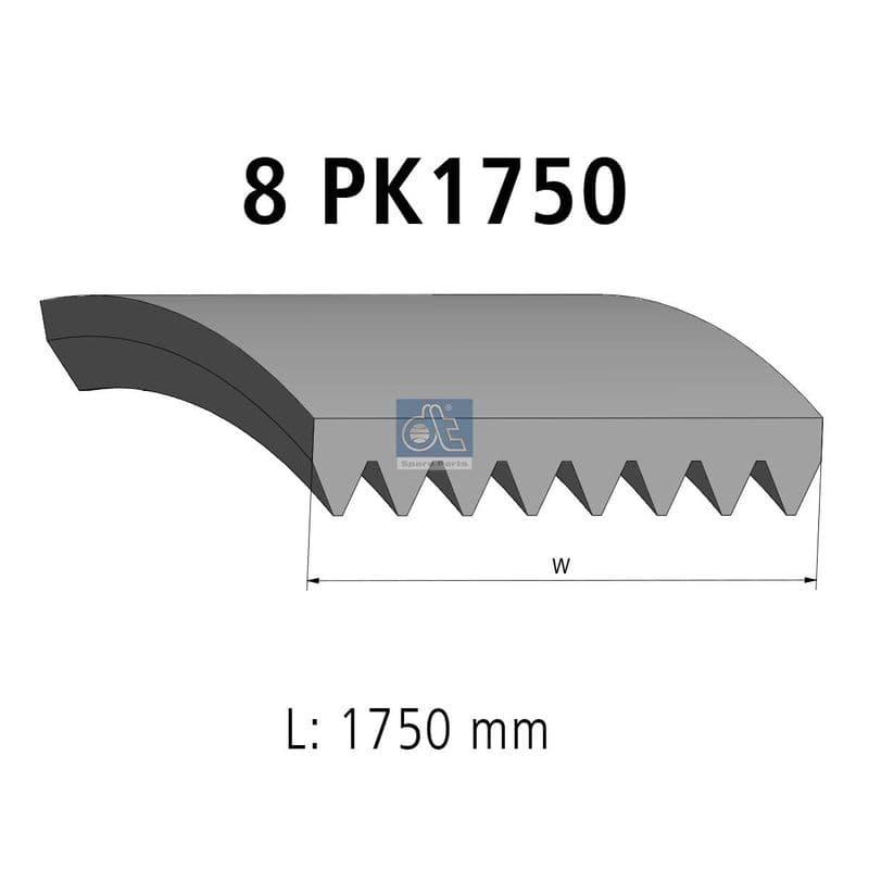 Curea transmisie cu caneluri DT Spare Parts 4.81701