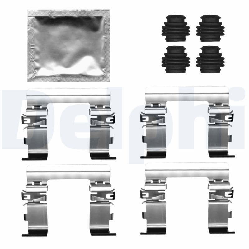 Set accesorii, placute frana DELPHI LX0847