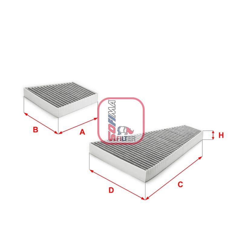 Filtru, aer habitaclu SOFIMA S 4302 CA