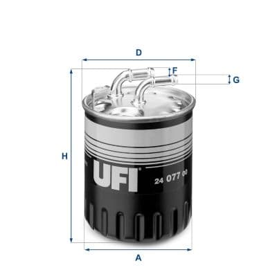 filtru combustibil UFI 24.077.00