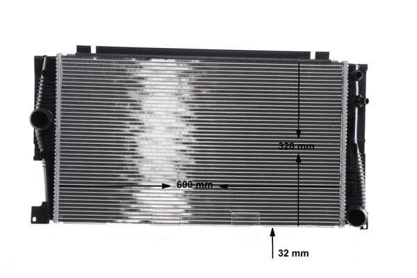Radiator, racire motor MAHLE BEHR CR 775 001S