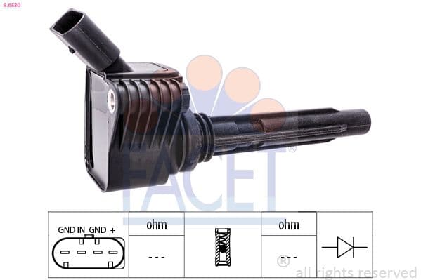 bobina de inductie FACET OE Equivalent 9.6530