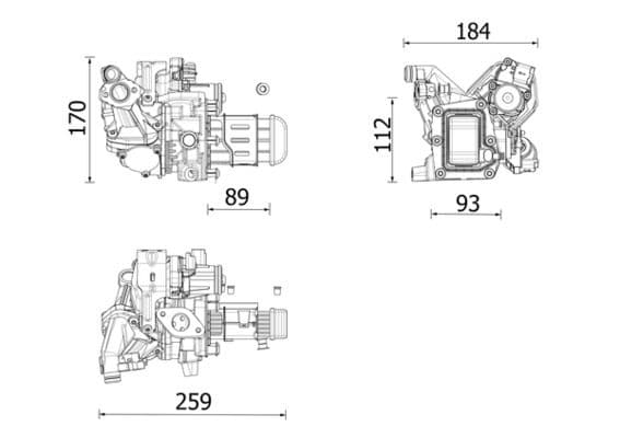 Radiator, recirculare gaze de esapament MAHLE BEHR *** PREMIUM LINE *** CE 42 000P