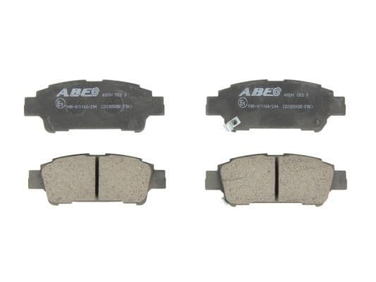 set placute frana,frana disc ABE C22025ABE