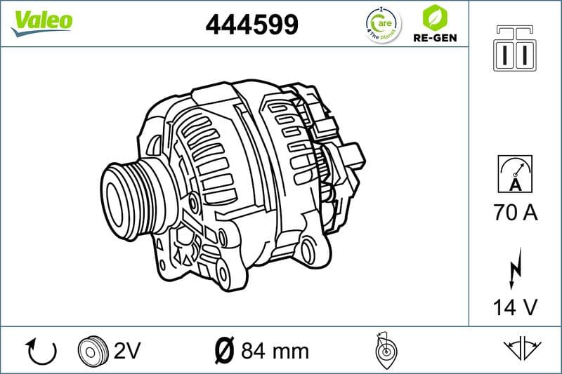 Generator / Alternator VALEO 444599