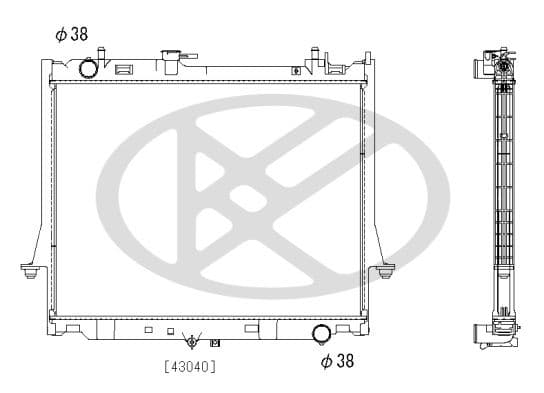 Radiator, racire motor KOYORAD PL053284