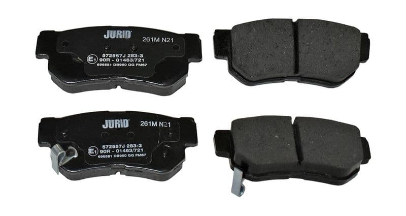 set placute frana,frana disc JURID 572557J
