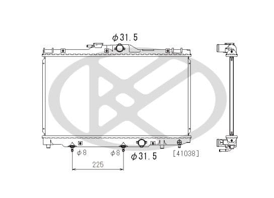 Radiator, racire motor KOYORAD PL010653