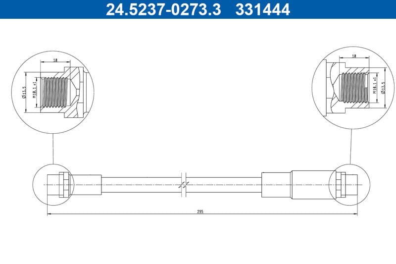 Furtun frana ATE 24.5237-0273.3