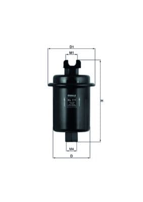 filtru combustibil MAHLE KL 111