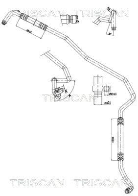 conducta presiune variabila,aer conditionat TRISCAN 9010 23029